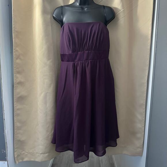 Dressy Collection Size 8 Purple Bridesmaid Dress - Picture 1 of 4